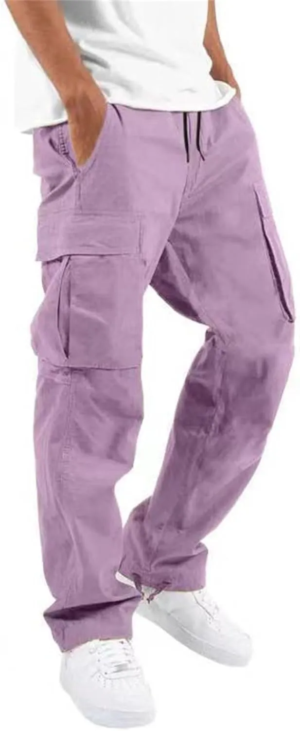 GIERIDUC Dress Pants for Men's Classic Fit Extra Long Skinny Khaki Pants Smart Jogging Bottoms Mens Slim Fit Business Pants