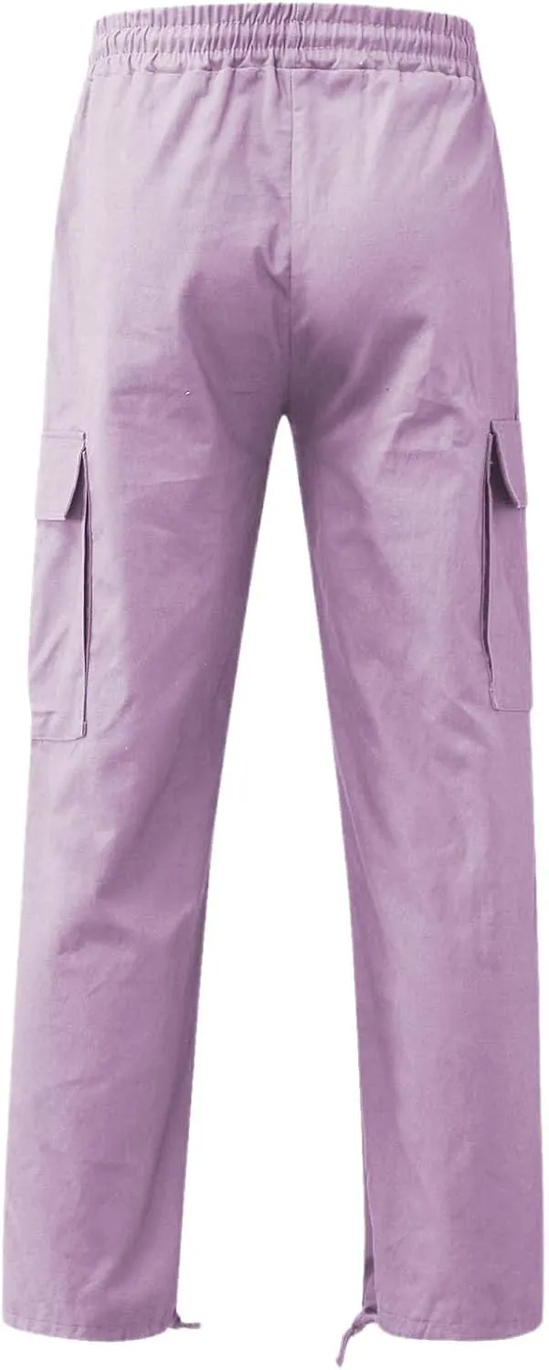 GIERIDUC Dress Pants for Men's Classic Fit Extra Long Skinny Khaki Pants Smart Jogging Bottoms Mens Slim Fit Business Pants