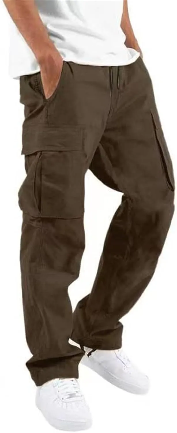 GIERIDUC Dress Pants for Men's Classic Fit Extra Long Skinny Khaki Pants Smart Jogging Bottoms Mens Slim Fit Business Pants