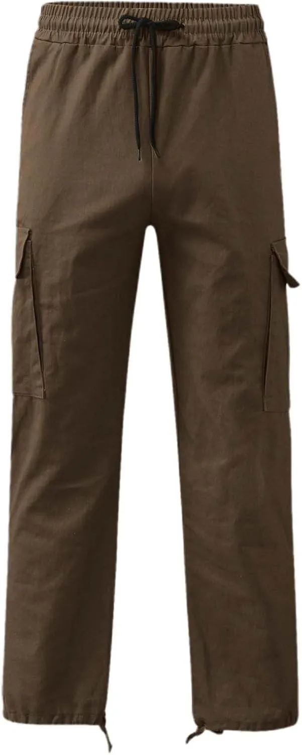 GIERIDUC Dress Pants for Men's Classic Fit Extra Long Skinny Khaki Pants Smart Jogging Bottoms Mens Slim Fit Business Pants