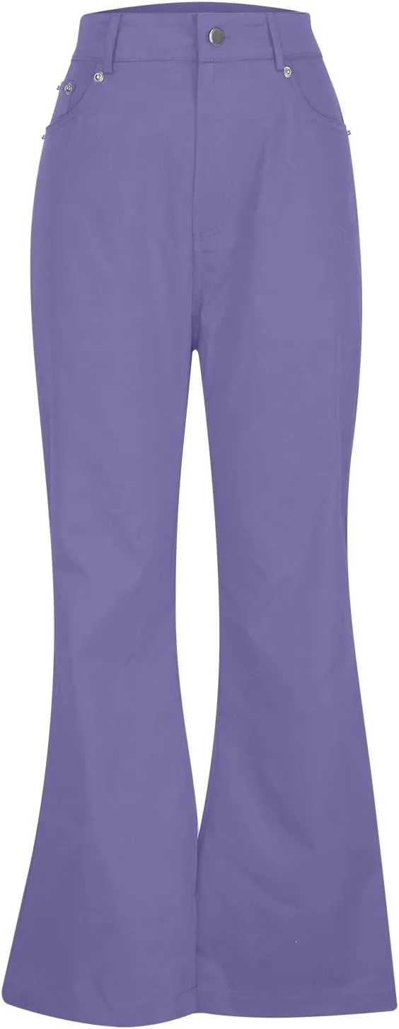 GIERIDUC Dress Pants for Men's Classic Fit Mens Casual Pants Relaxed Fit Running Tights with Pocket Fake Leather Mens Pants