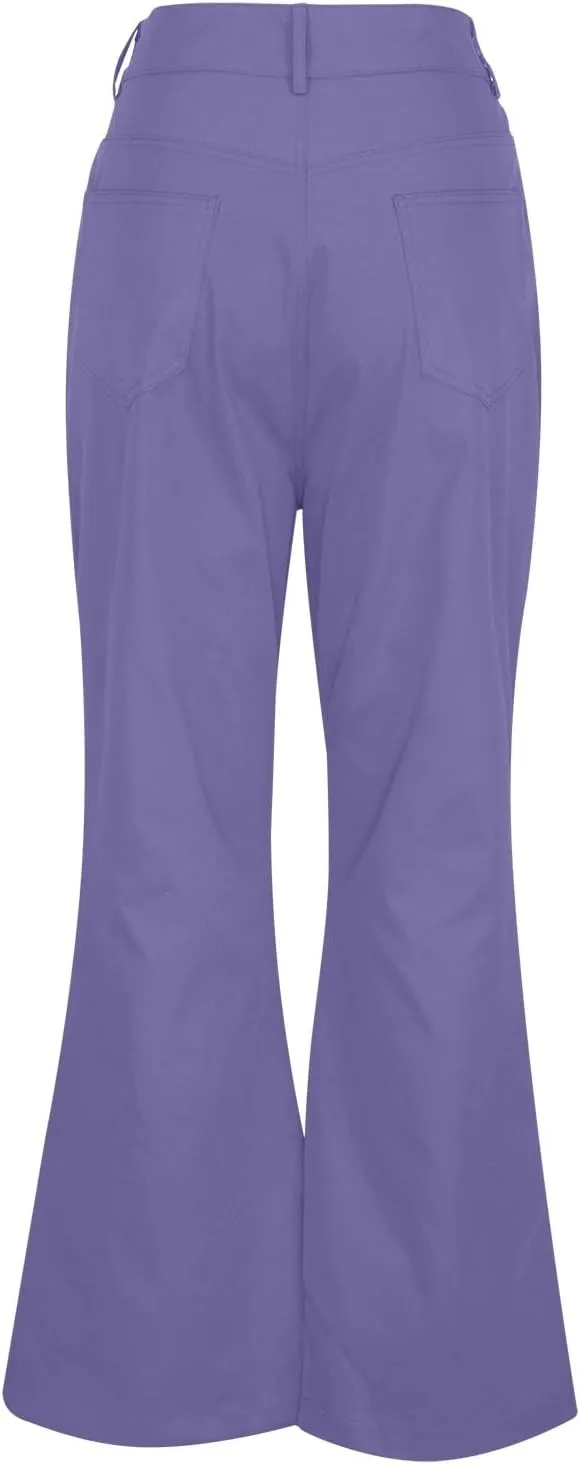 GIERIDUC Dress Pants for Men's Classic Fit Mens Casual Pants Relaxed Fit Running Tights with Pocket Fake Leather Mens Pants