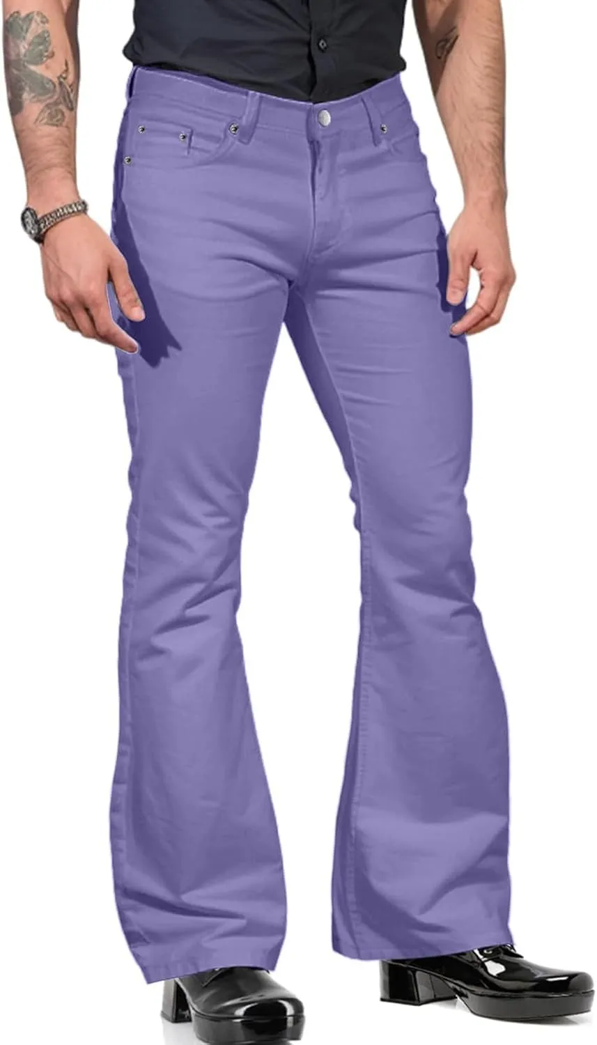 GIERIDUC Dress Pants for Men's Classic Fit Mens Casual Pants Relaxed Fit Running Tights with Pocket Fake Leather Mens Pants