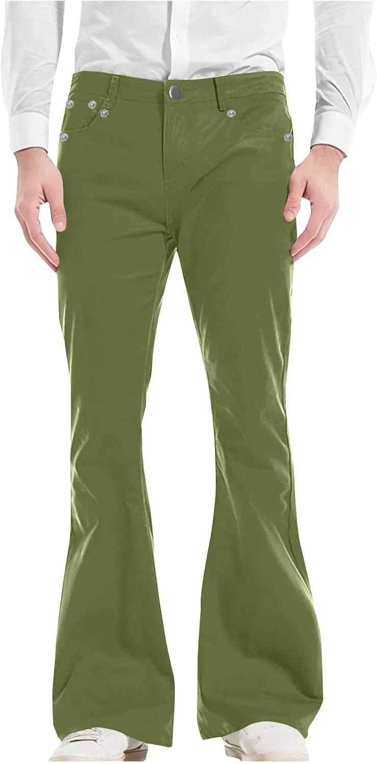 GIERIDUC Men's Drawstring Waist Cargo Pants Men's Classic Fit Dress Pants Black Cotton Cargo Trousers Relaxing Gifts for Men