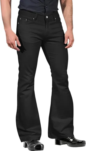 GIERIDUC Men's Drawstring Waist Cargo Pants Men's Classic Fit Dress Pants Black Cotton Cargo Trousers Relaxing Gifts for Men