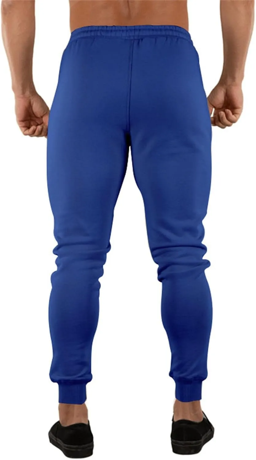 GIERIDUC Mens Heavyweight Fleece Sweatpants Tactical Pants for Men Black Corduroy Pants Mens Skinny Sweatpants