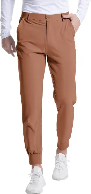 Golf Joggers for Men Lightweight Stretch Slim Fit Dress Pants Business Casual Work Pants with Pockets