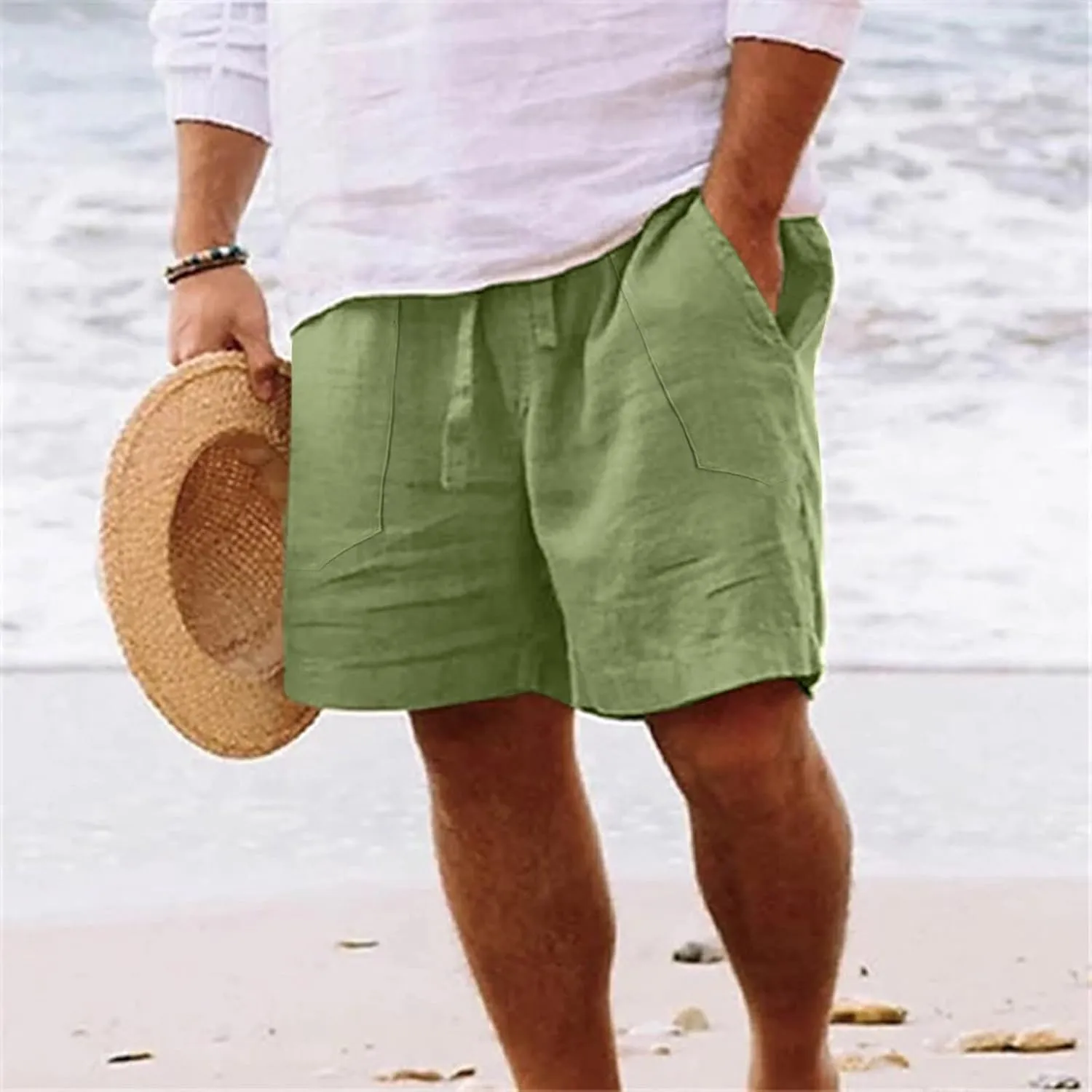 Gym Shorts for Men Pocket Pants Work Trousers Beach Baggy Shorts Pant Ropa Para Gym Shorts Ropa Para Gym Shorts