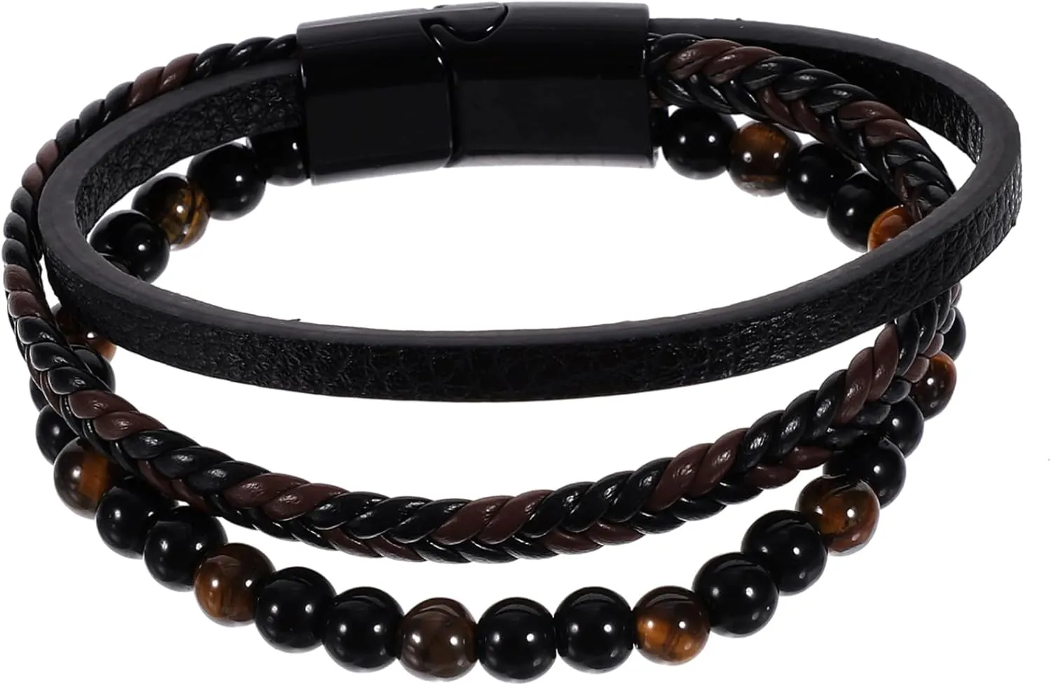 Hand-woven Stone Bracelet for Men/women Natural Stone Beaded Bracelet Fashionable Unisex Jewelry
