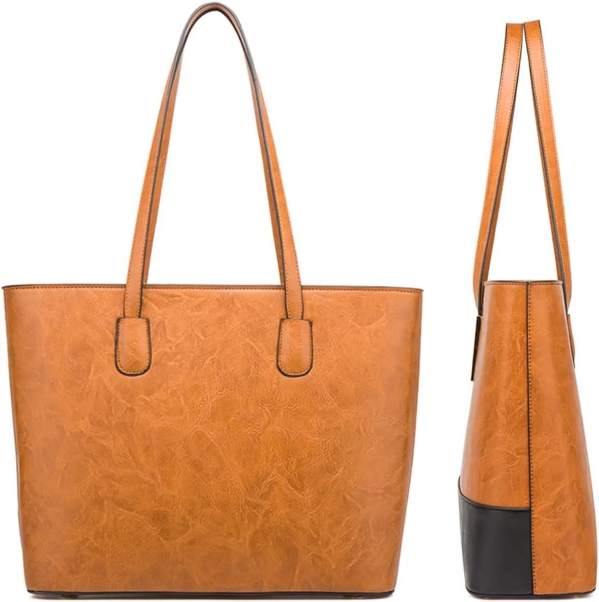 Handbags for women Women Fashion Handbags Wallet Tote Bag Shoulder Bag Top Handle Satchel Purse Set 4pcs