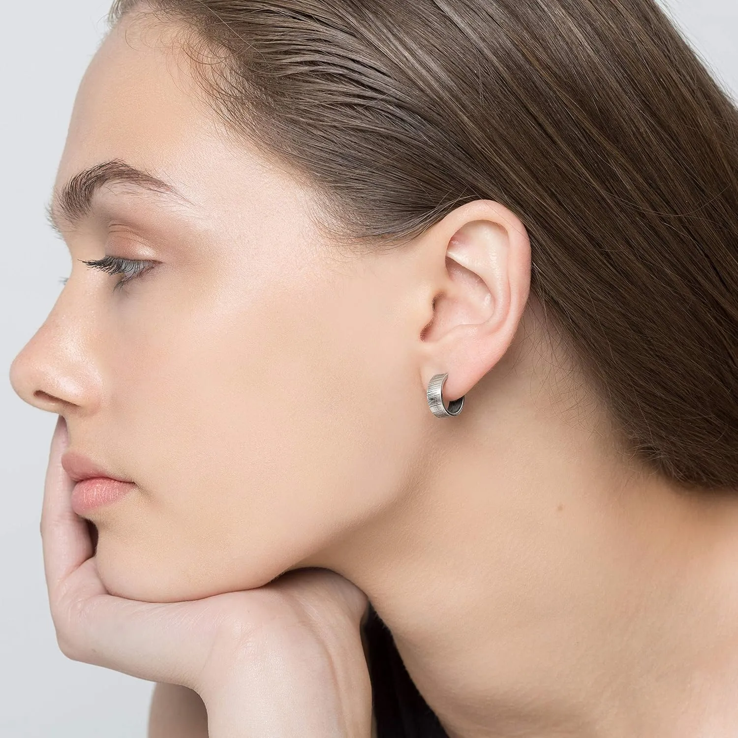 Handmade Hoop Earrings Sterling silver hoop earrings Minimalists unusual earring hoop huggie hoop earrings hypoallergenic earrings small hoops