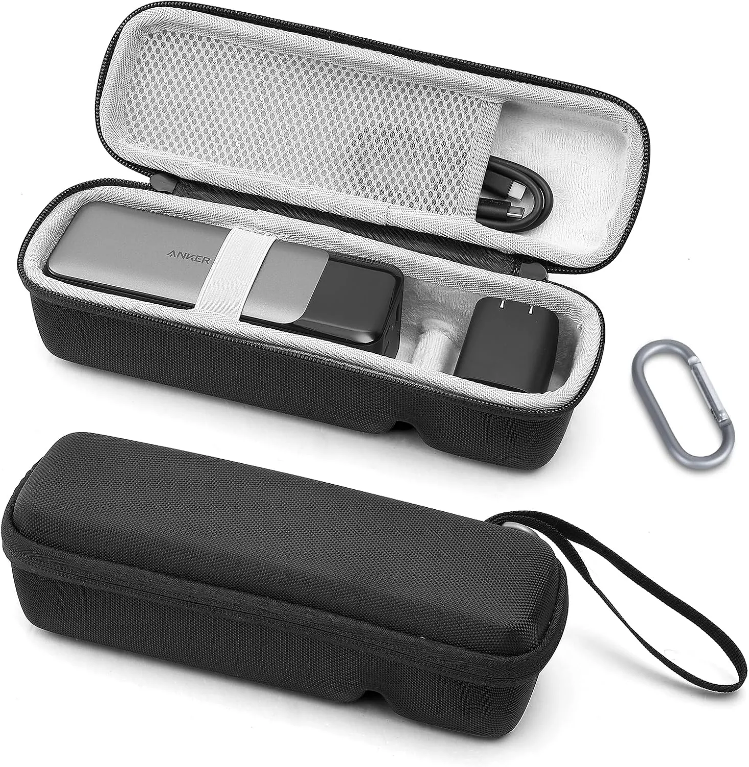 Hard Travel Case Replacement for Anker Power Bank, EVA Protective Travel Case Carrying Bag for Anker Prime Power Bank 27650mAh 250W/24000mAh 140W (For 27650mAh 250W/24000mAh 140W)