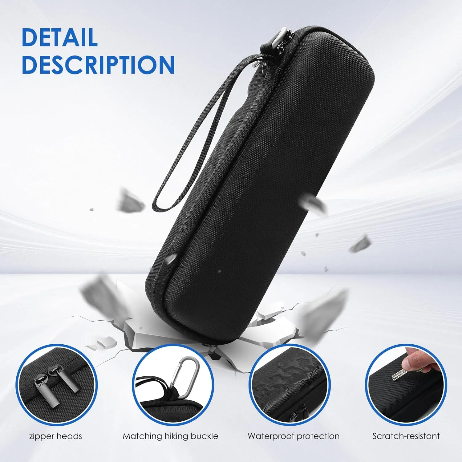 Hard Travel Case Replacement for Anker Power Bank, EVA Protective Travel Case Carrying Bag for Anker Prime Power Bank 27650mAh 250W/24000mAh 140W (For 27650mAh 250W/24000mAh 140W)