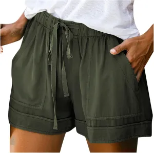 High Waisted Shorts Women Solid Color Shorts Trendy 2 Hot Hot Shorts Low Waisted Thin and High Waisted Shorts Women