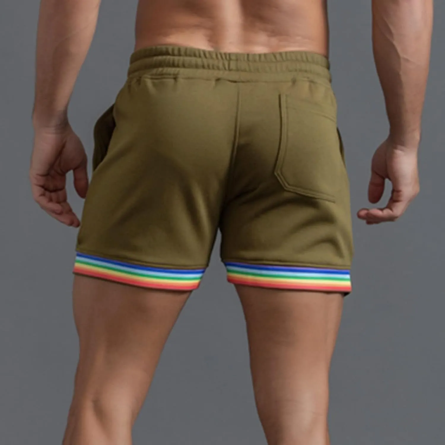 Hiking Shorts Men Slim-Fit Elastic Beach Shorts Gym Basketball Lightweight Classic Regular Comfort Activewear Pants