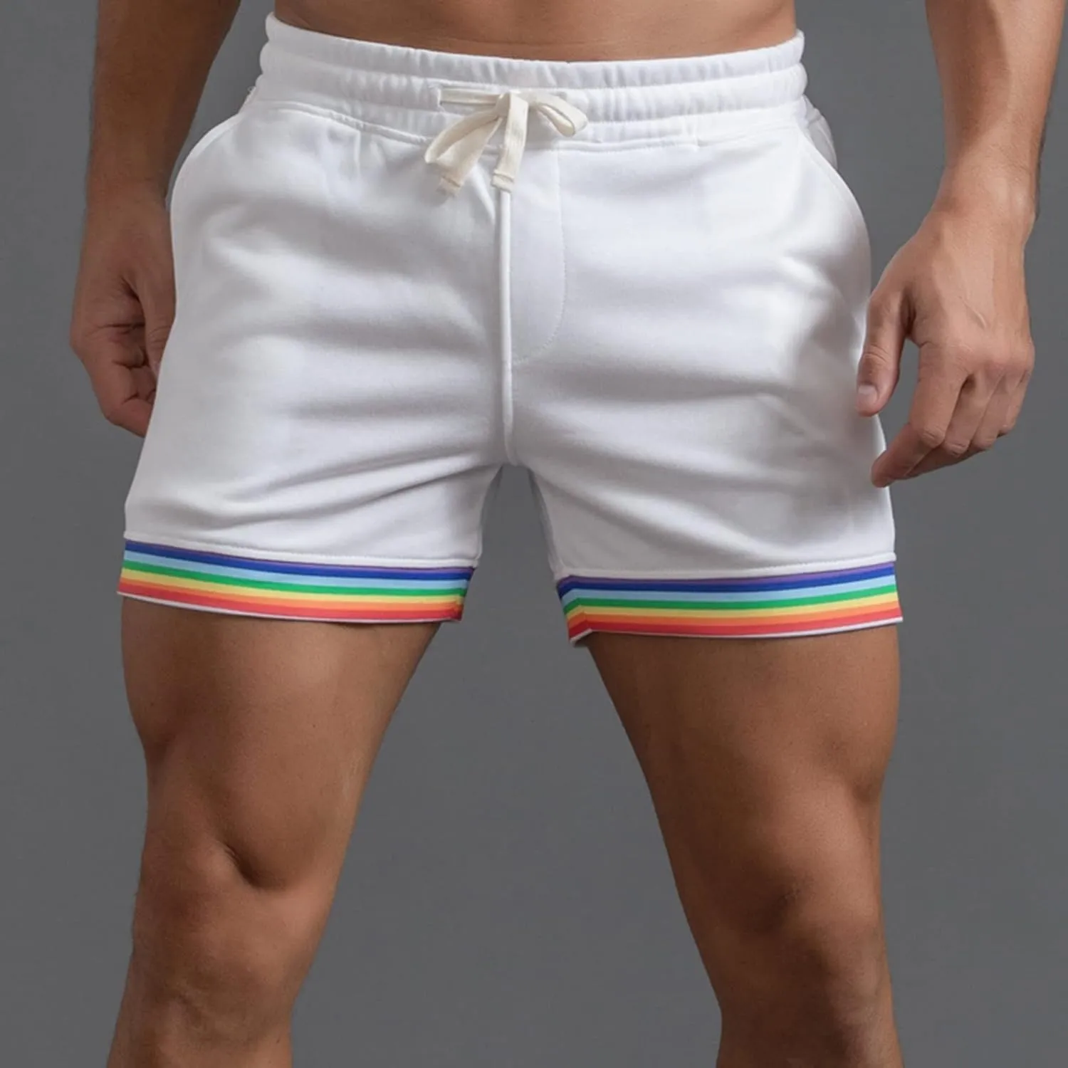 Hiking Shorts Men Slim-Fit Elastic Beach Shorts Gym Basketball Lightweight Classic Regular Comfort Activewear Pants