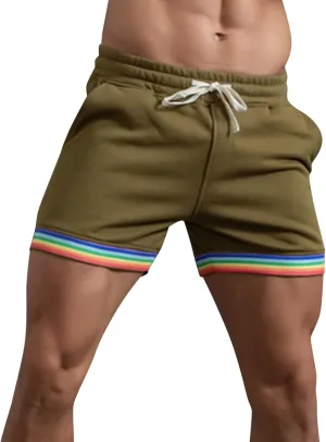 Hiking Shorts Men Slim-Fit Elastic Beach Shorts Gym Basketball Lightweight Classic Regular Comfort Activewear Pants