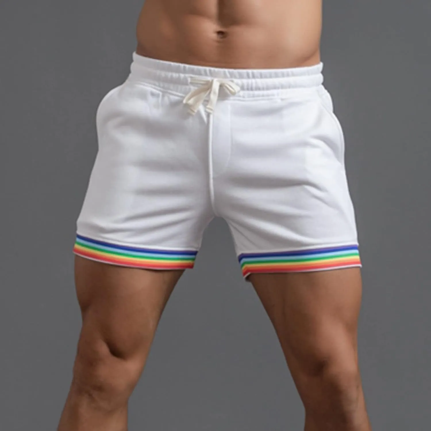Hiking Shorts Men Slim-Fit Elastic Beach Shorts Gym Basketball Lightweight Classic Regular Comfort Activewear Pants