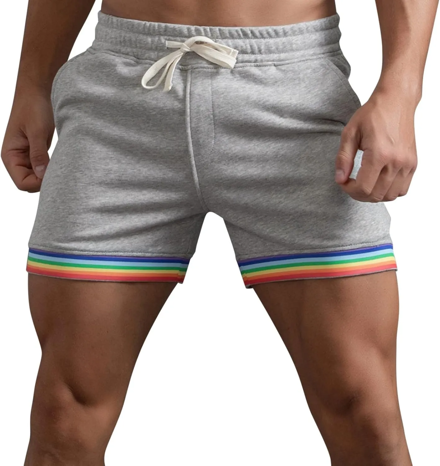 Hiking Shorts Men Slim-Fit Elastic Beach Shorts Gym Basketball Lightweight Classic Regular Comfort Activewear Pants