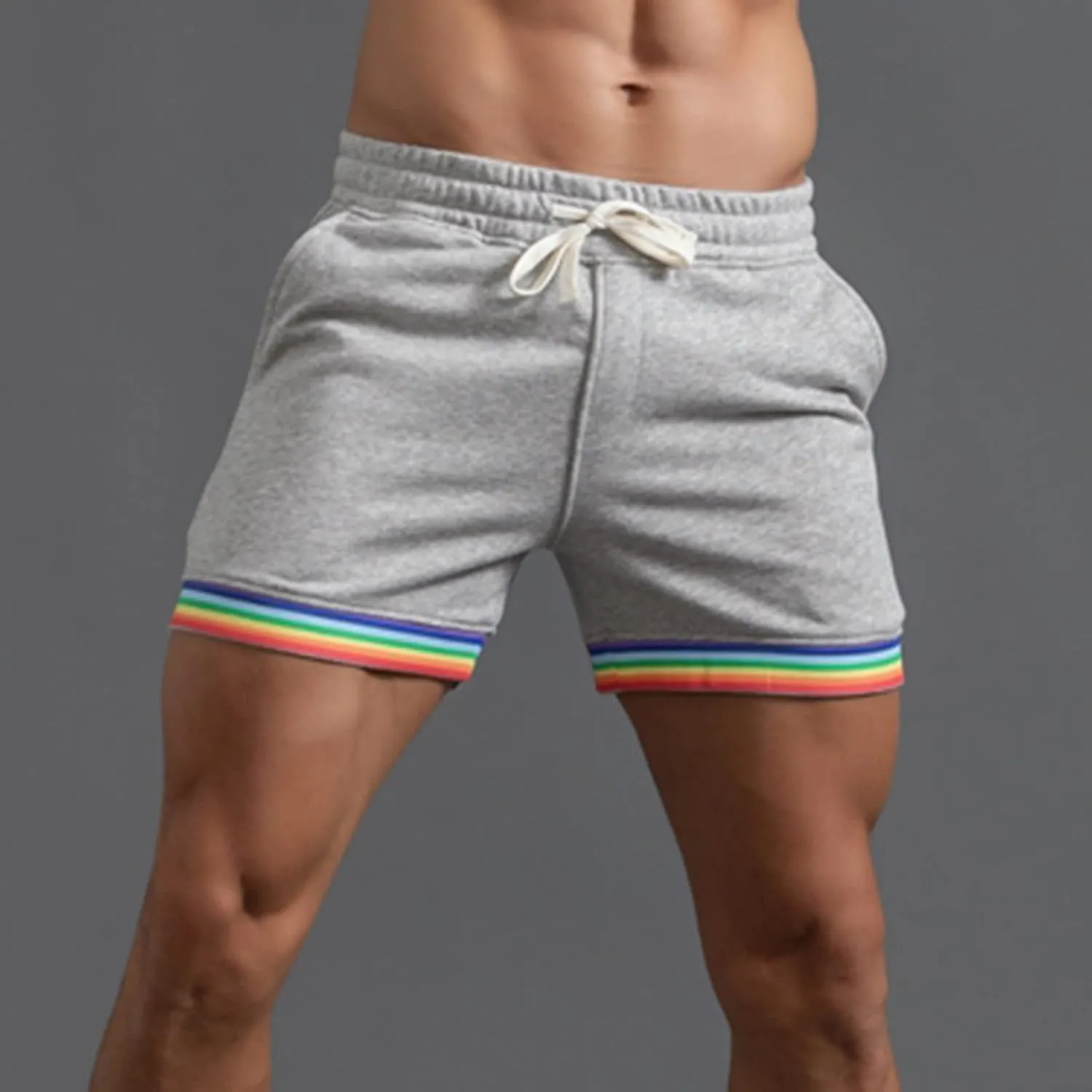 Hiking Shorts Men Slim-Fit Elastic Beach Shorts Gym Basketball Lightweight Classic Regular Comfort Activewear Pants
