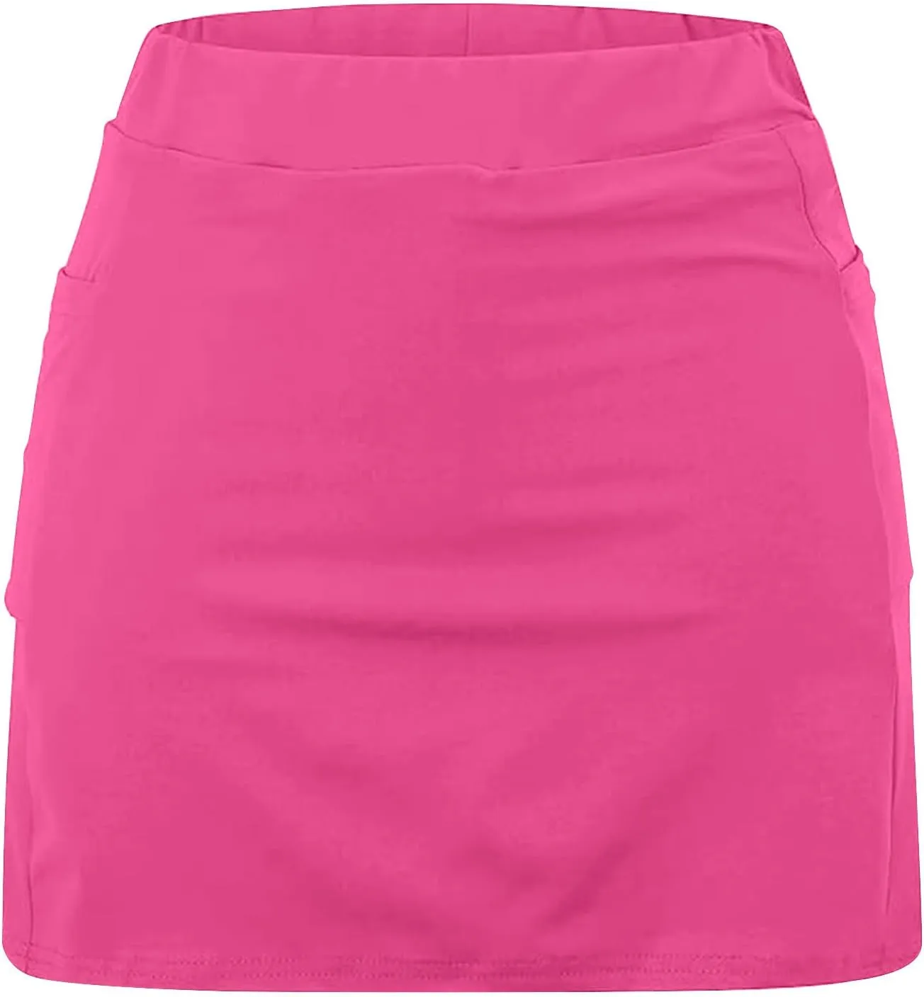 hlysgo Womens Tennis Skort with Shorts High Waisted 2 in 1 Flowy Basic Versatile Skorts Plus Size Workout Athletic Shorts