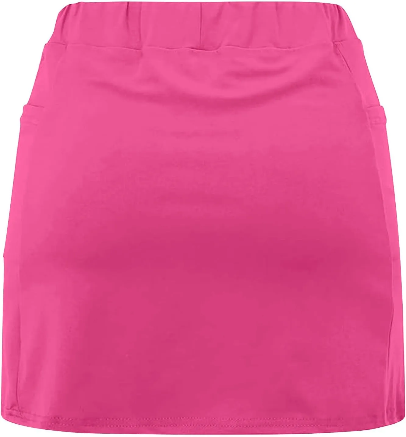hlysgo Womens Tennis Skort with Shorts High Waisted 2 in 1 Flowy Basic Versatile Skorts Plus Size Workout Athletic Shorts