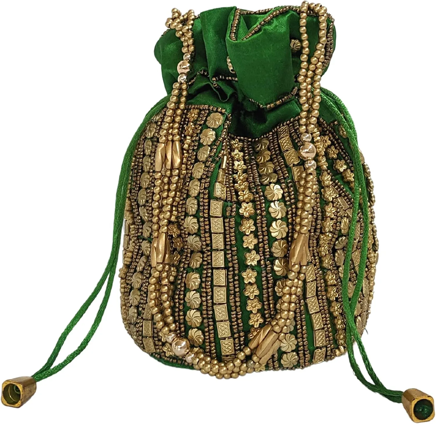Indian Potli Bags, Bride Purse, Mini Drawstring Purse, Bucket Bag In Bright Colors, Wedding Favor Bags