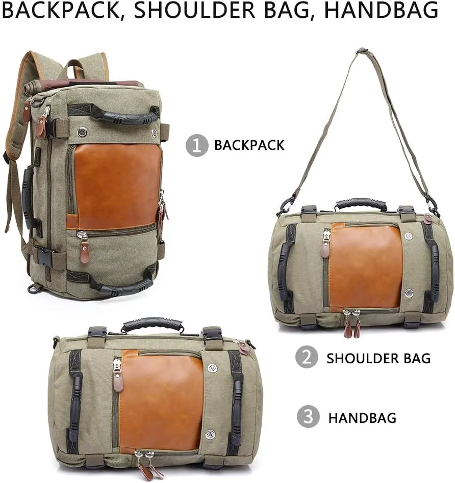 KAKA Wear-Resistant Durable Backpack,Duffle Bag Travel Carry On Backpack