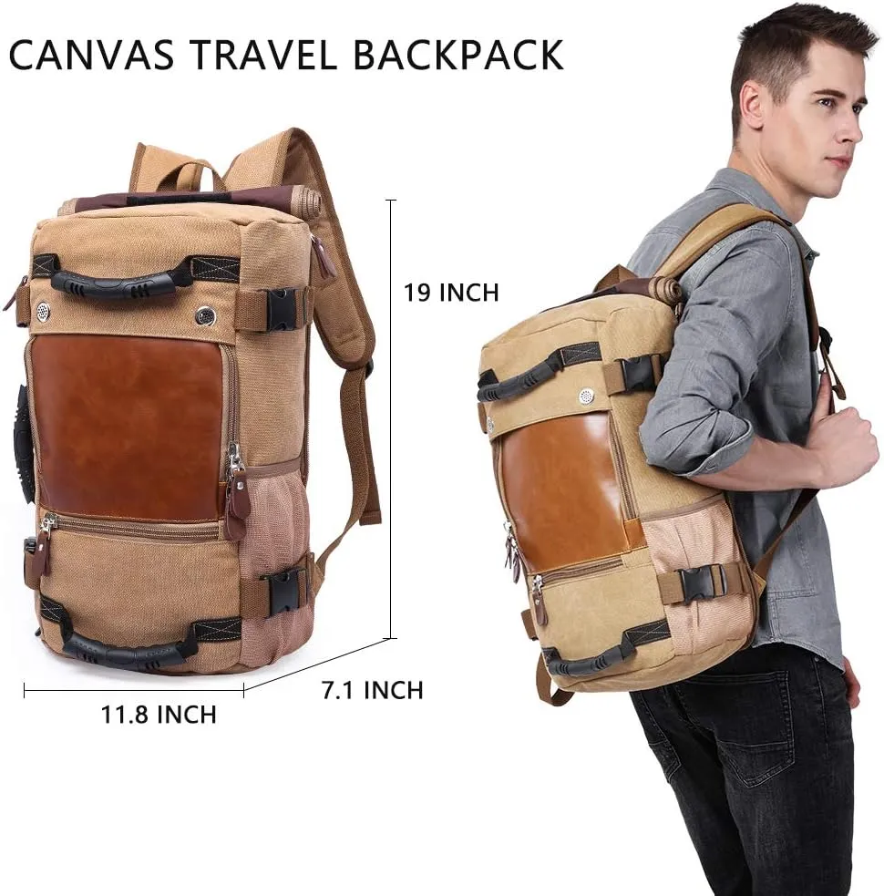 KAKA Wear-Resistant Durable Backpack,Duffle Bag Travel Carry On Backpack