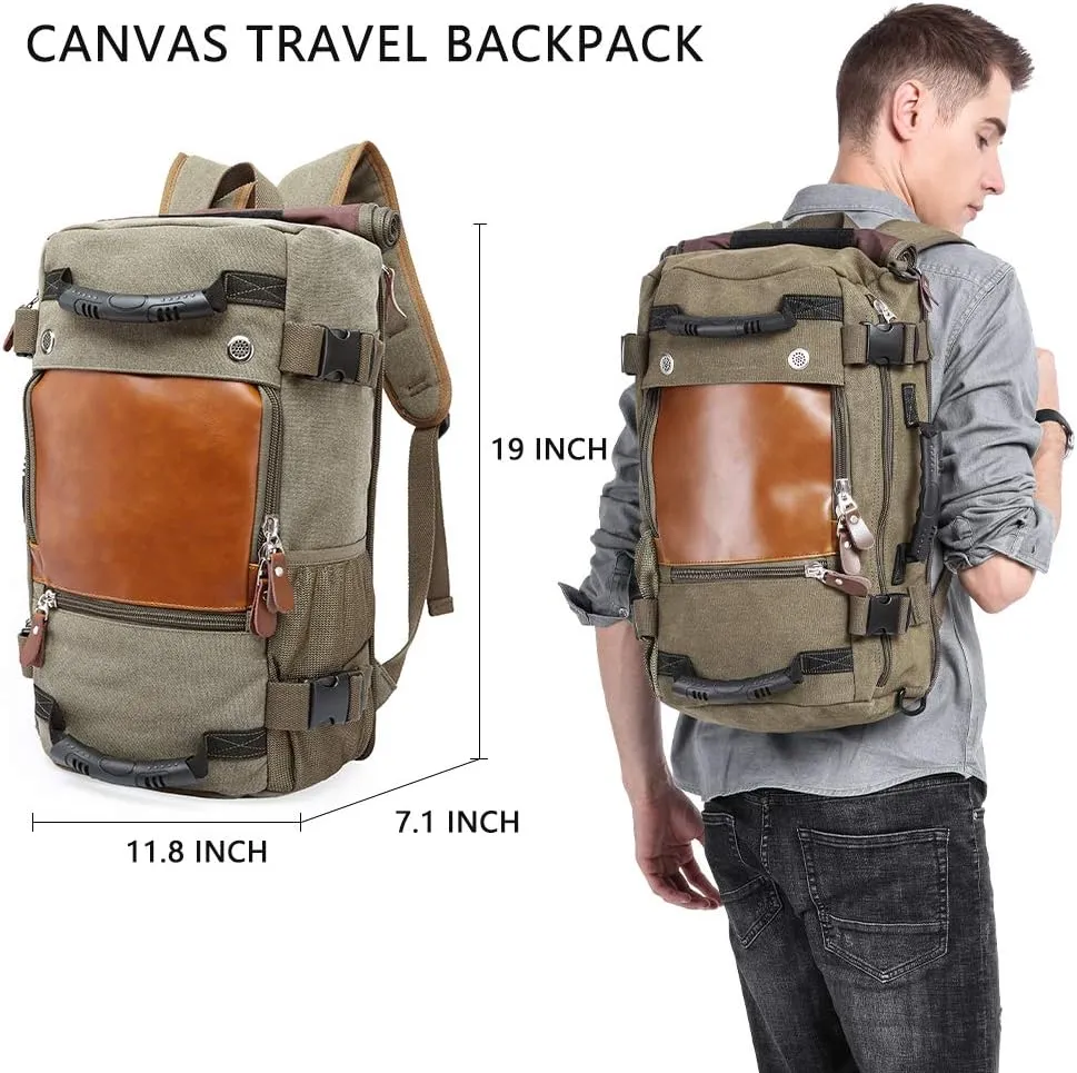 KAKA Wear-Resistant Durable Backpack,Duffle Bag Travel Carry On Backpack