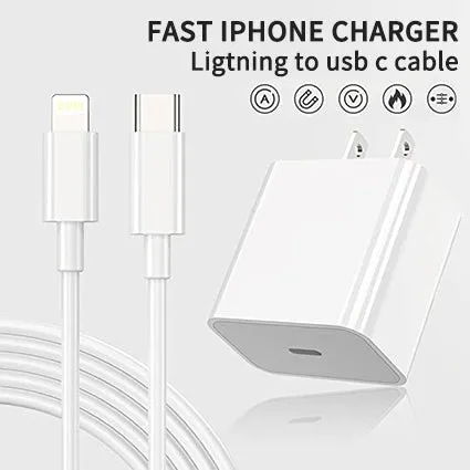 LarmTek 35W USB C Wall Charger Fast Charging Plug for Cellphone Dual USB-C Port Compact Power Adapter for iPhone14