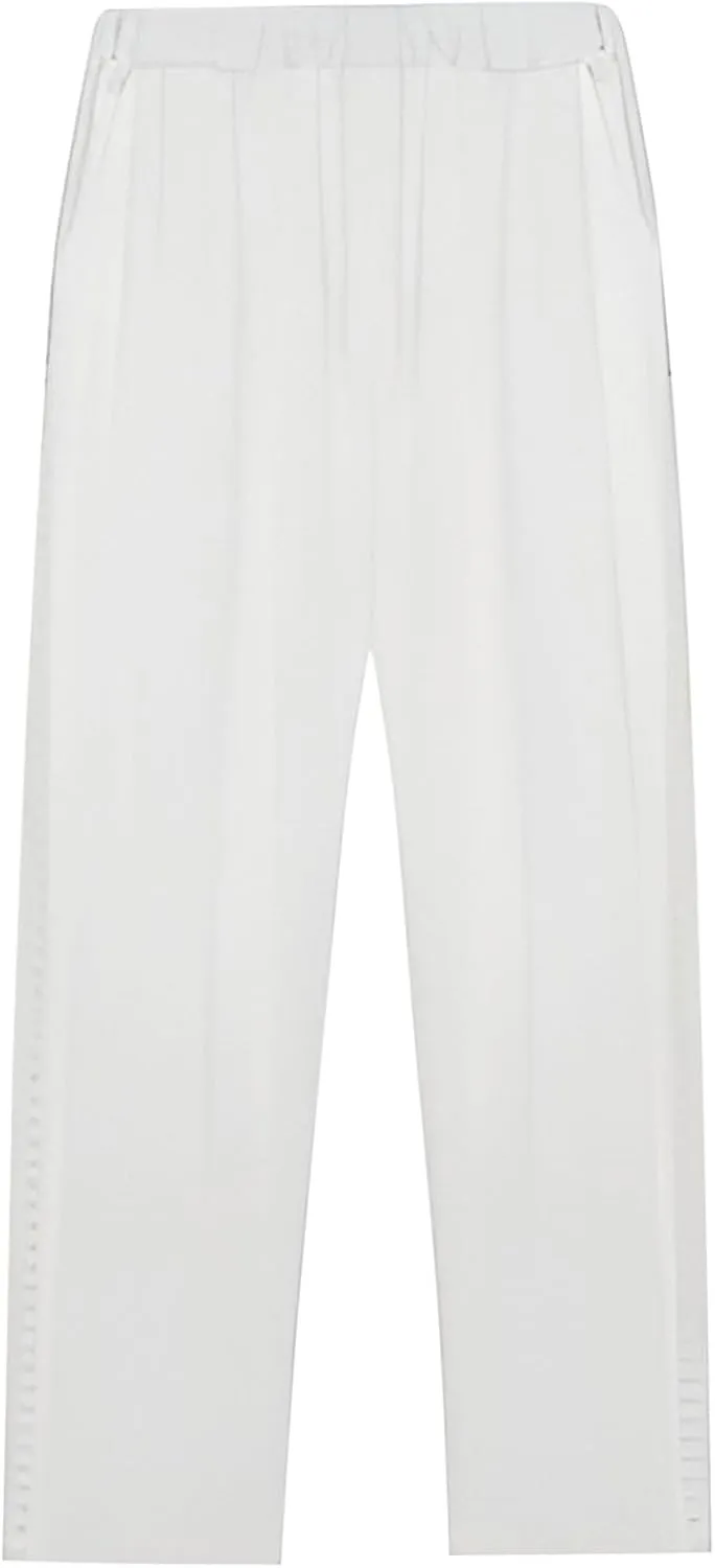 LCMTWX Loose Linen Pants for Women 2025 Pants with Pockets Wide Leg Cropped Pants for Women Capri Pants 2025 Pants with