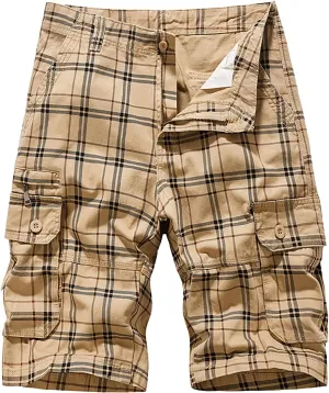 LCMTWX Men's Cargo Shorts with Multi-Pocket and Fashion Summer Leisure Pants Overalls Men's Pants Men Cargo Shorts with