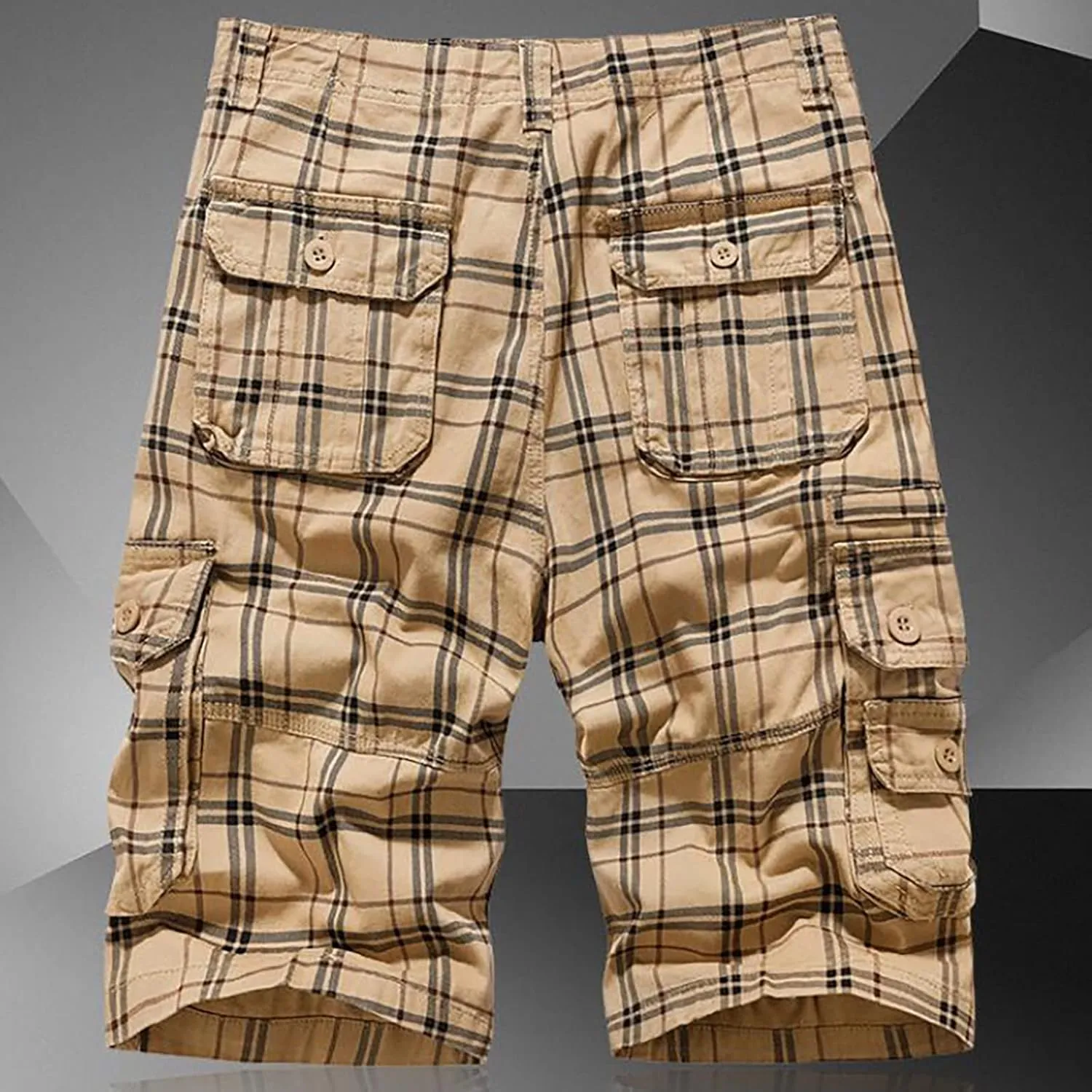 LCMTWX Men's Cargo Shorts with Multi-Pocket and Fashion Summer Leisure Pants Overalls Men's Pants Men Cargo Shorts with