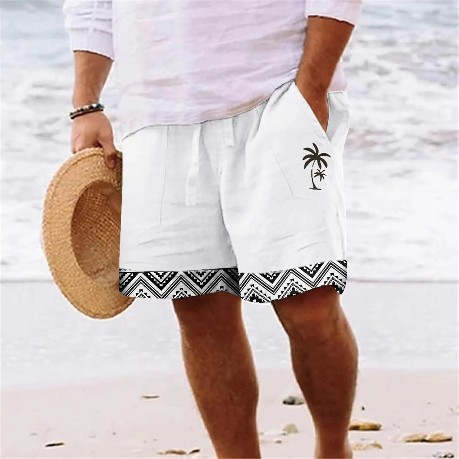 LCMTWX Mens Shorts Casual Fashion Sports Cargo Pants Straight Leg Loose Shorts Beach Pants Cargo Shorts for Men Stretch