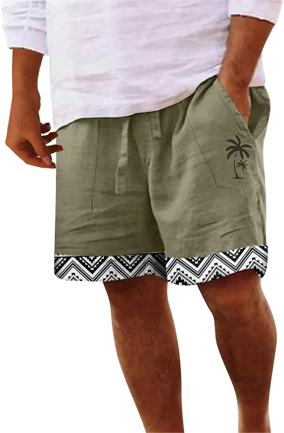 LCMTWX Mens Shorts Casual Fashion Sports Cargo Pants Straight Leg Loose Shorts Beach Pants Cargo Shorts for Men Stretch