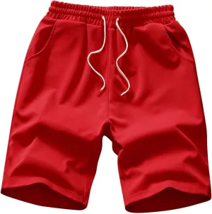 LCMTWX Men's Sport Shorts Casual Comfortable Solid Mesh Men's Shorts Workout Clothes for Men Mens Summer Shorts Mens