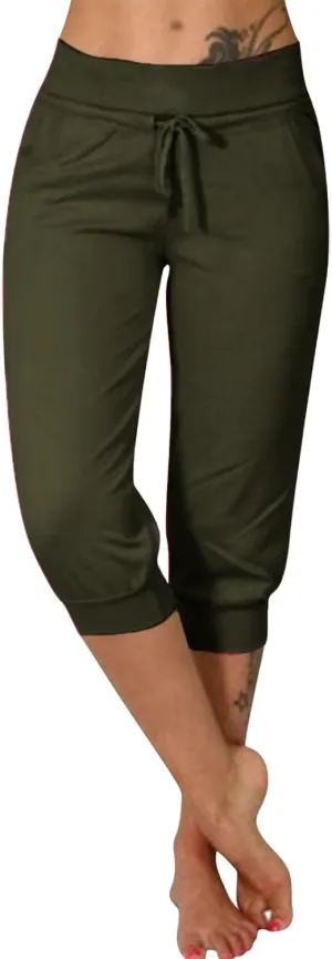 LCMTWX Plus Size Shorts Sports Yoga High Waist Draw Rope Capri Pants Plus Size Shorts Womans Shorts Boxer Shorts for Short