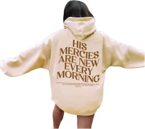 Living Water Eternal Life Christian Womens Hoodies Jesus Faith Graphic Oversized Long Sleeve Sweatshirts Fall Casual Pullover