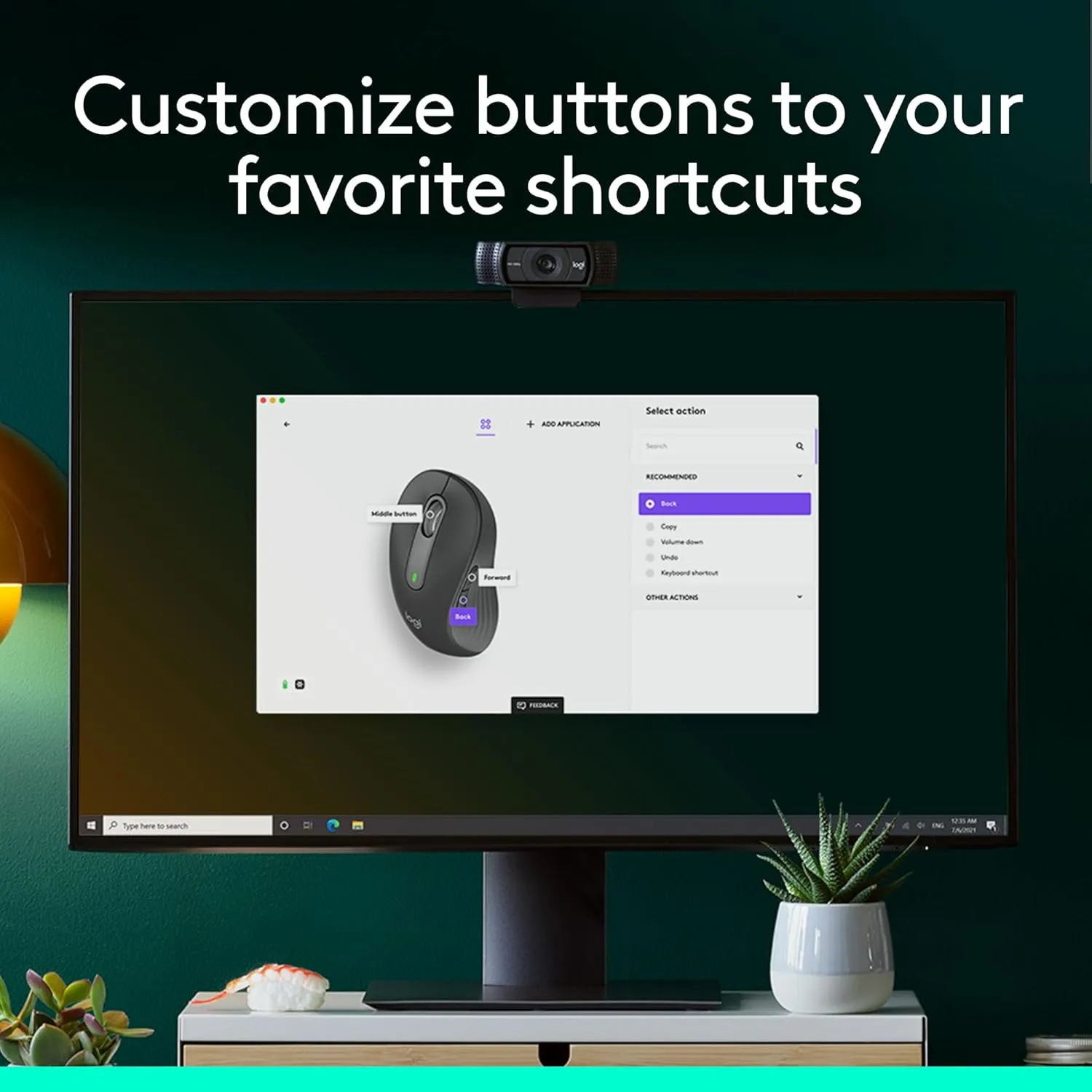 Logitech Signature M650 L Left Wireless Mouse - For Large Sized Left Hands, 2-Year Battery, Silent Clicks, Customizable Side Buttons, Bluetooth, for PC/Mac/Multi-Device/Chromebook - Graphite