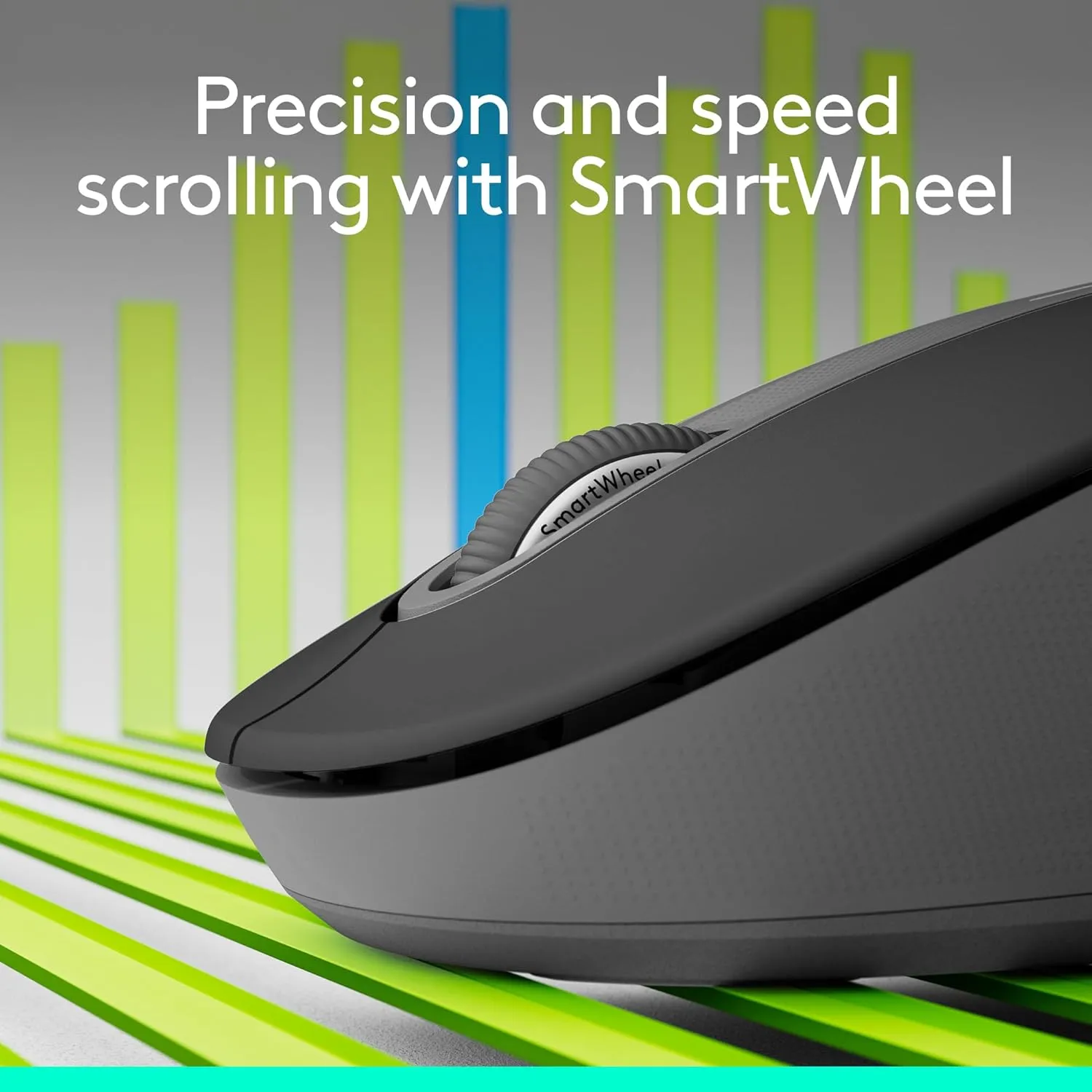 Logitech Signature M650 L Left Wireless Mouse - For Large Sized Left Hands, 2-Year Battery, Silent Clicks, Customizable Side Buttons, Bluetooth, for PC/Mac/Multi-Device/Chromebook - Graphite