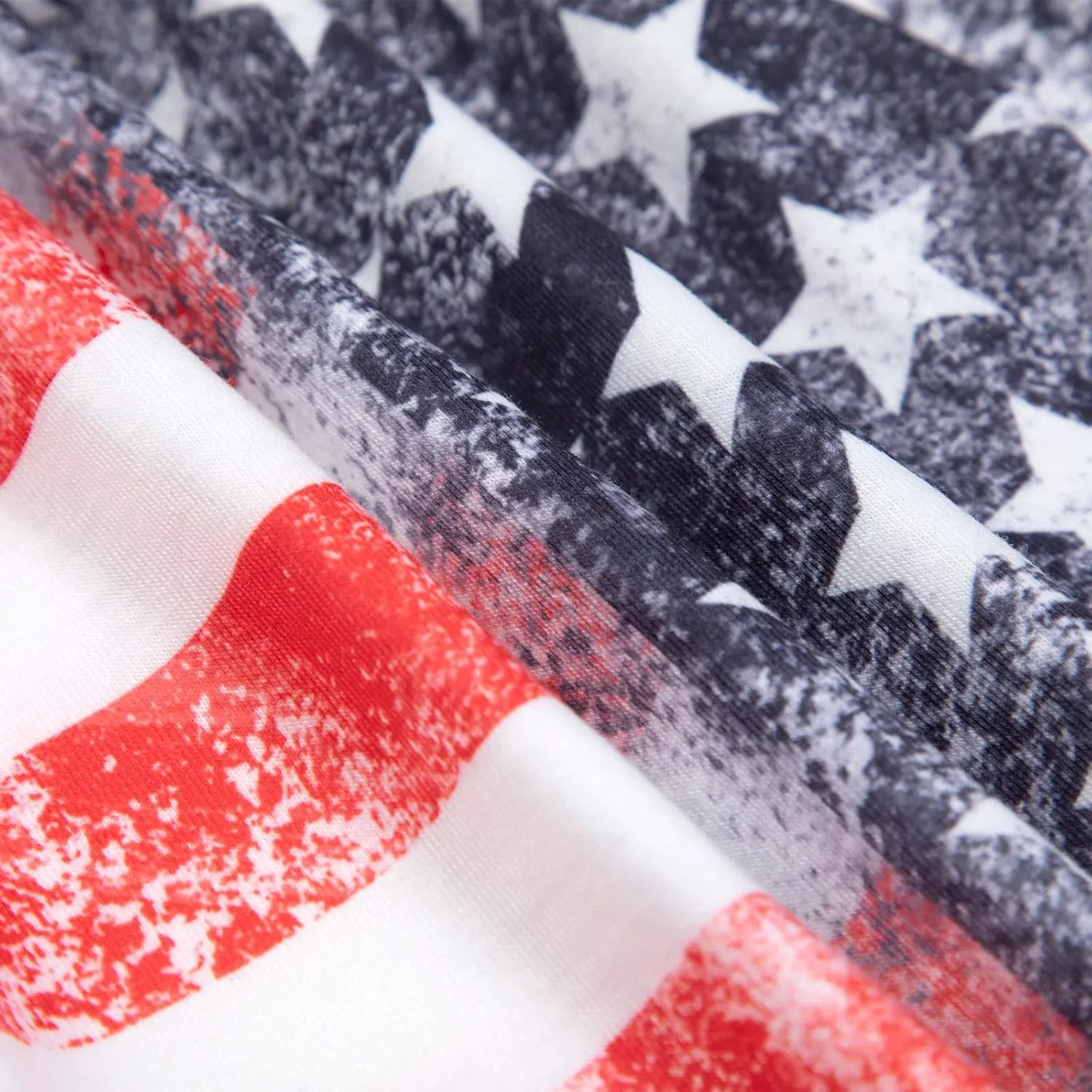 LOTUCY American Flag Strapless Bandeau Tank Women 4th of July Sleeveless Ruffled Tube Patriotic Strapless Smocked Tube Tops