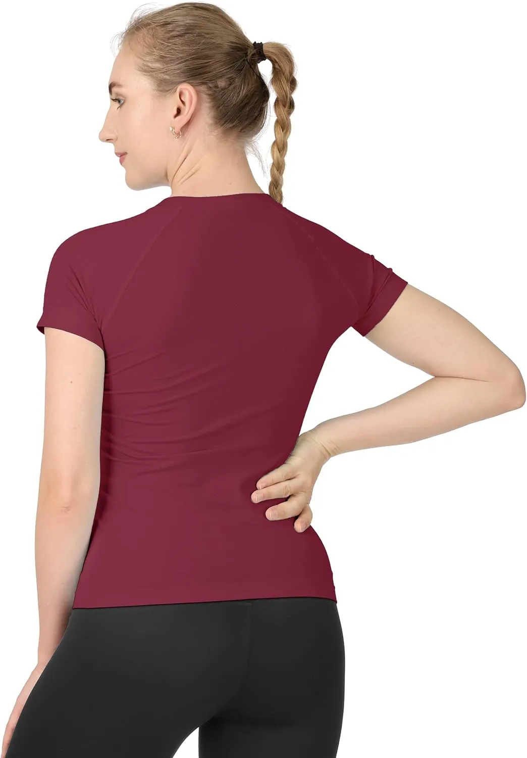 MathCat Workout Shirts for Women,Workout Tops for Women Short Sleeve,Yoga T Shirts for Women,Breathable Athletic Gym Shirts