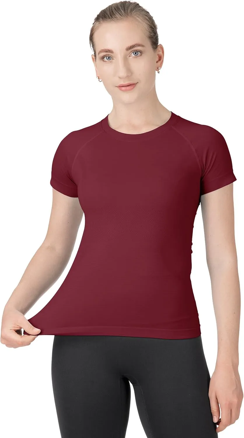MathCat Workout Shirts for Women,Workout Tops for Women Short Sleeve,Yoga T Shirts for Women,Breathable Athletic Gym Shirts