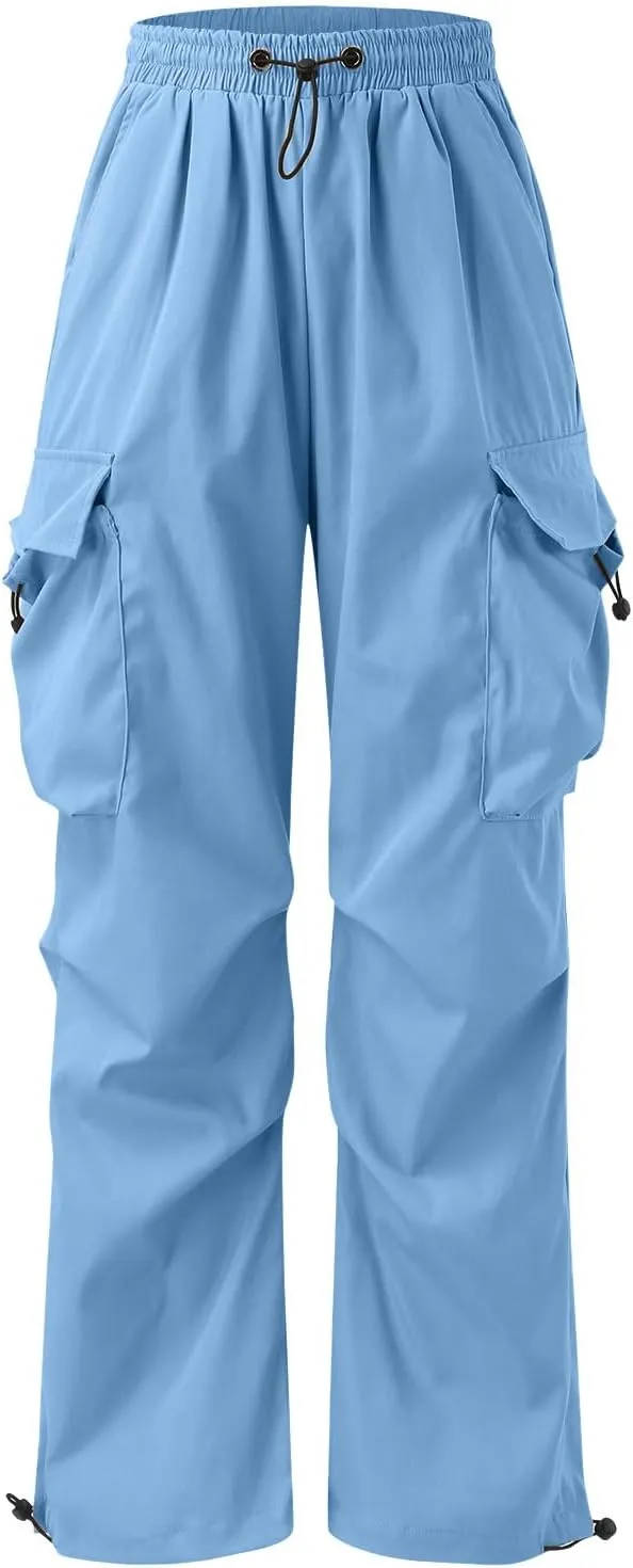 Men Cargo Pants Casual Cotton Stretch Elastic Waist Pant Work Pant with Pockets