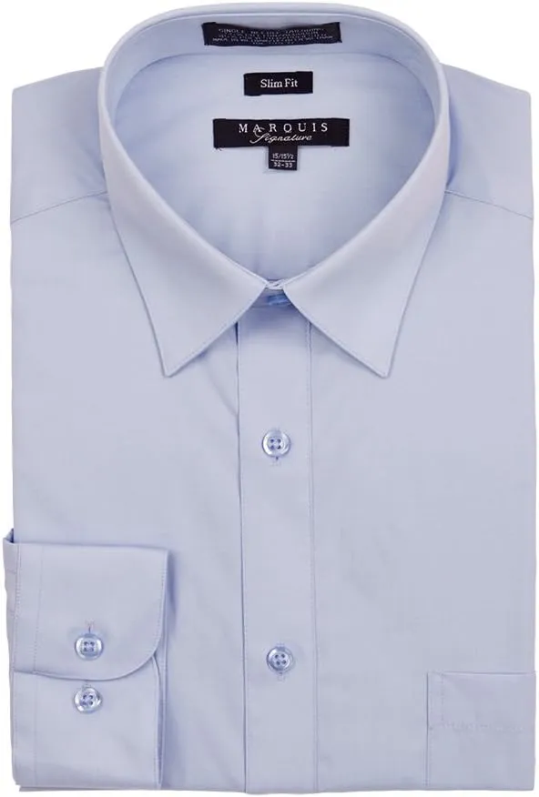 Men's Basic Slim Fit Dress Shirt
