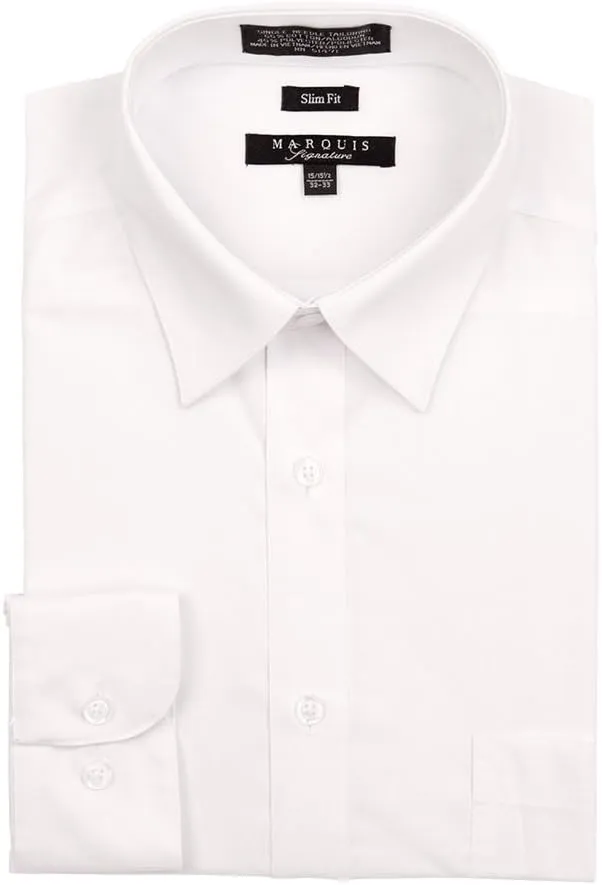 Men's Basic Slim Fit Dress Shirt