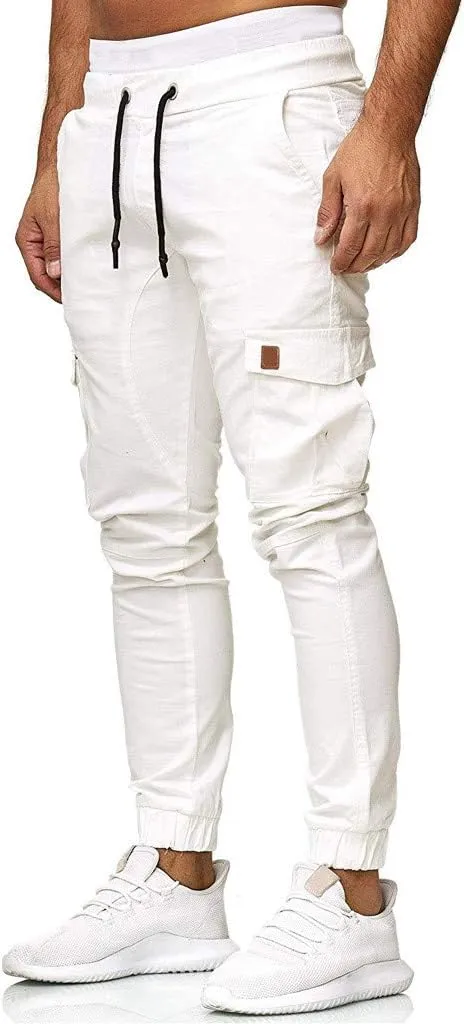 Men's Cargo Jogger Pants Stretch Sweatpants Casual Men's Leggings Men's Pants Hiking Sweatpants Casual Athletic