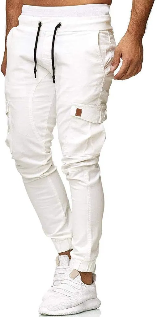 Men's Cargo Jogger Pants Stretch Sweatpants Casual Men's Leggings Men's Pants Hiking Sweatpants Casual Athletic