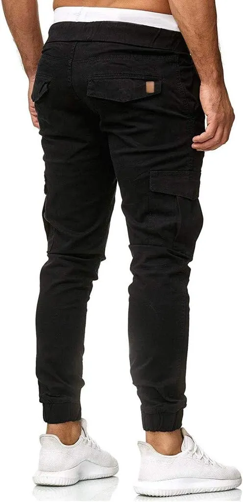 Men's Cargo Jogger Pants Stretch Sweatpants Casual Men's Leggings Men's Pants Hiking Sweatpants Casual Athletic